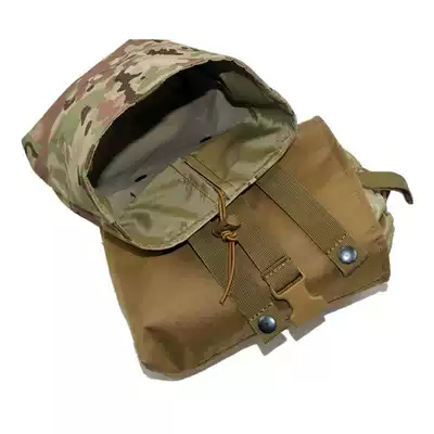 Outdoor tactical equipment folding recycling bag MOLLE waist hanging storage bag vest accessory bag tool storage bag