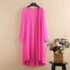 Shawl áo khoác chống nắng quần áo ngoài nữ 2018 mới mùa hè mỏng phần cardigan trong phần dài của băng lụa mùa hè buông thả hoang dã