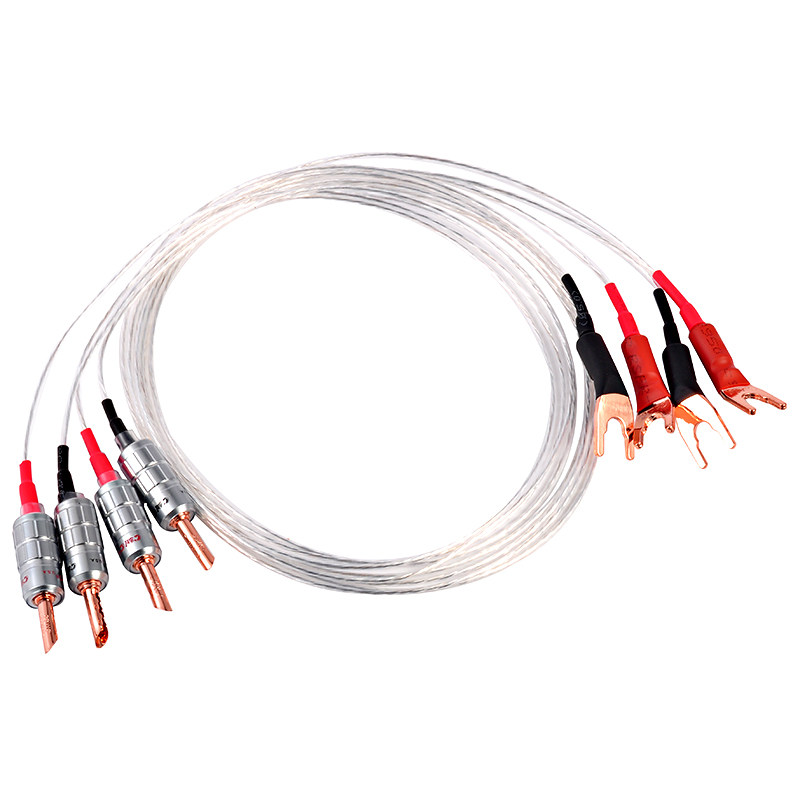 TAULSSEN Taosheng hifi fever 6N single crystal copper silver-plated wire copper gold-plated connector super high-pitched jumper