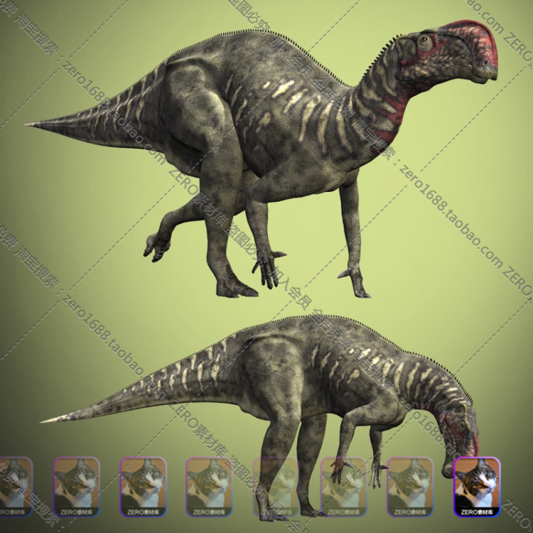 图片[4]-J3617-DAZ模型史前动物恐龙3D素材源文件 DAZ Studio导出MAYA MAX-cg男孩