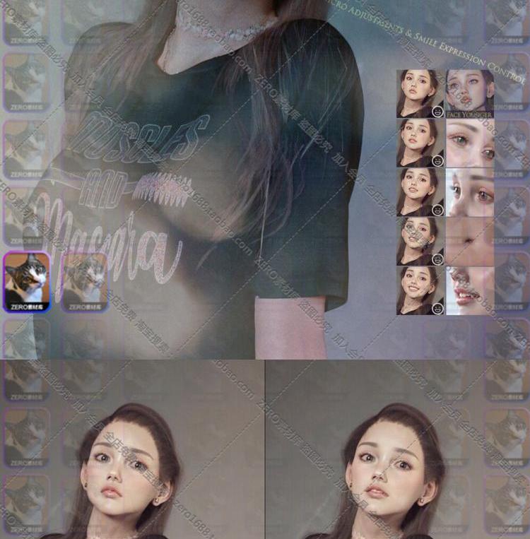 图片[9]-daz3模型 美丽欧美漂亮女孩模特 角色设计+发型 IM包G8-cg男孩