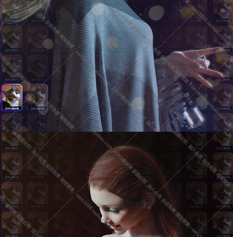 图片[4]-daz3模型 美丽欧美漂亮女孩模特 角色设计+发型 IM包G8-cg男孩