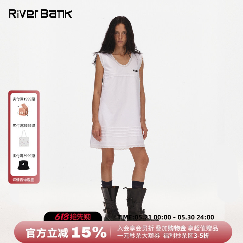 Echoade White Pima Cotton V-Neck Sleeveless A-Line Dress 26 Spring and Summer New Style Riverbank Home Boutique Echoade White Pima Cotton V-Neck Sleeveless A-Line Dress 26 Spring and Summer New Style Riverbank Home Boutique