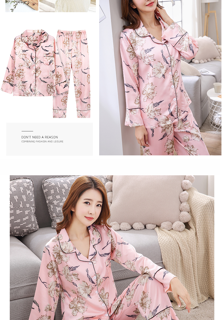 Pyjama pour femme à manches longues - Ref 2994691 Image 15