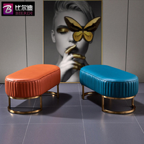 Bed Tailstool Bedroom Light Lavish Changing Shoes Stool Clothing shop Sofa Stool Cloister room for dressing stool fitting room stool Stool Downstool