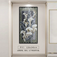 [Модель из чистой мозаики] 120×240 см, настоящая инкрустация, цвет рамы на ваш выбор