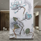 Новый китайский голландский мозаичный крыльцо версия версии версии издания входной коридор коридор магнитный коридор дзен живопись гостиная плитка плитка