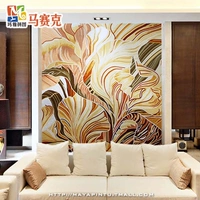 玛雅拼图 Европейская в стиле гостиная диван роспись хрустальная стеклянная мозаика головоломка