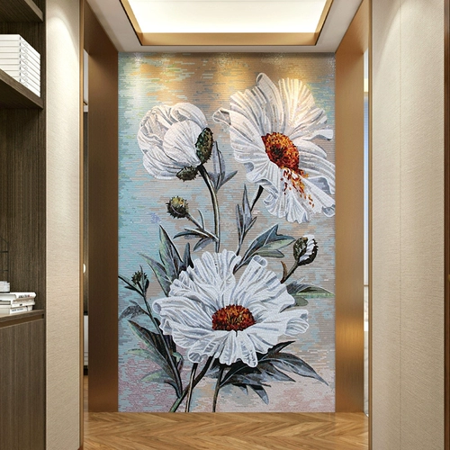 Новая стеклянная мозаика Symatic Cut Фоновая стена плитка плитка гостиная на стенах -шахте крыльца на заказ пап пап пап пап