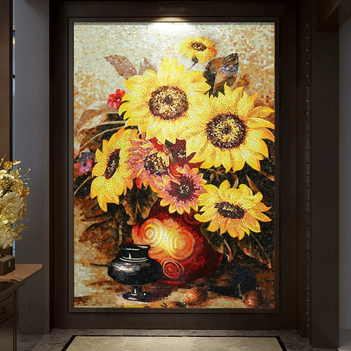 Мозаичная фоновая стена хрустальная стеклянная головоломка