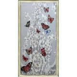 Мозаика, инкрустация камня, диван с бабочкой, головоломка, китайский стиль, делается под заказ