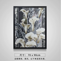 [Дополнительная мраморная версия] 70×90 см настоящая инкрустация, цвет рамы на ваш выбор