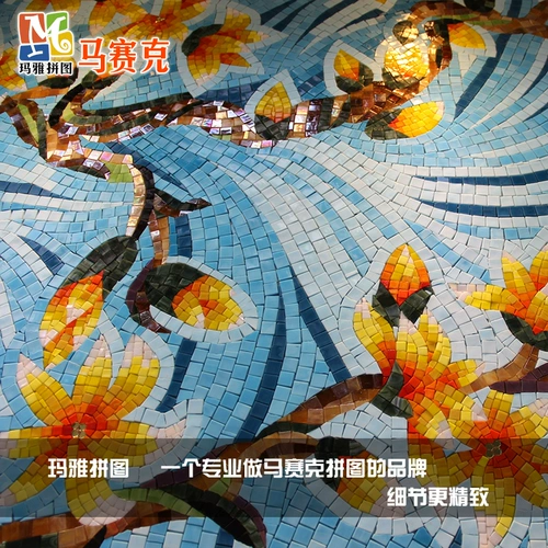 Вентилятор Ван Гог Синхуа ресторан Фон Стена Арт головоломка головоломка мозаичная плитка стена кирпич