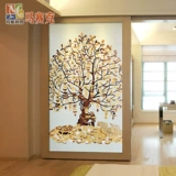 Boutique Fine -cut Mosaic Puzzle, Happy Tree, дерево удача, кластеризационные денежные катеры, катер -крыльца фоновая стенка