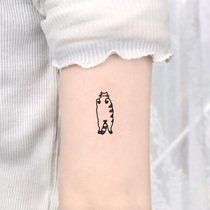 Baby Rabbit Cute Little Kitty Tattoo Stick Waterproof Female Creative Cartoon Little Fresh Emulation Tinged Stickers