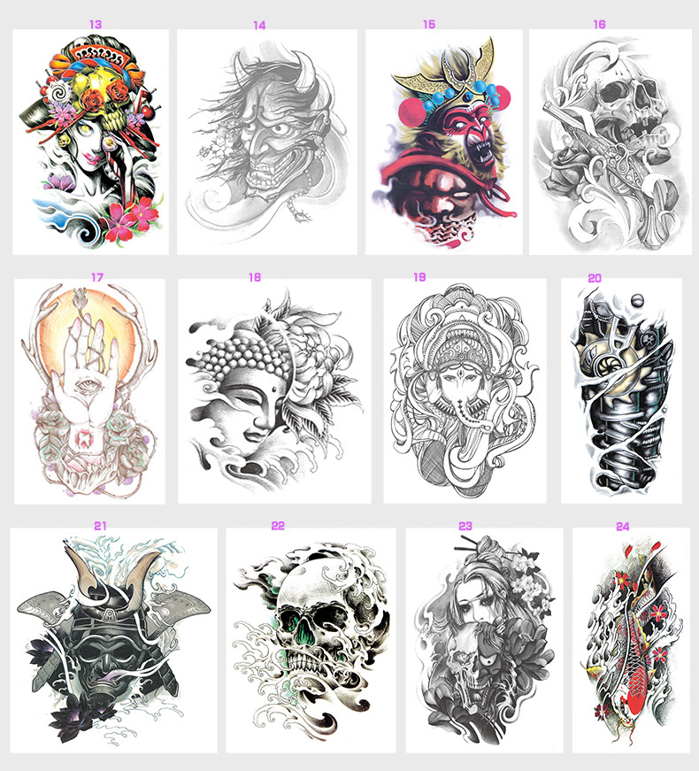 Hình xăm thỏ con không thấm nước nam và nữ kéo dài cánh tay mô phỏng hình xăm hoa cánh tay hình xăm sticker cơ thể hình xăm dán đẹp cho nam