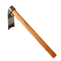 Small hoe with wooden handle household vegetable growing weeding small gardening flower hoe digging bamboo shoots outdoor agricultural tools agricultural tools
