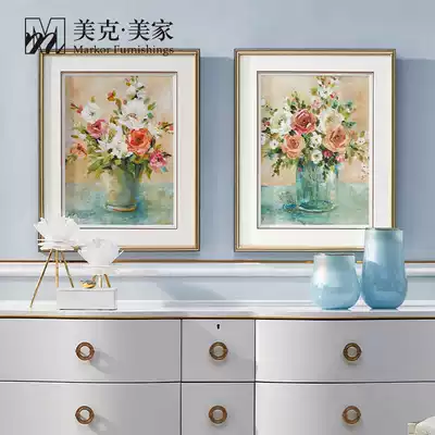 Meike Meijia Appreciation Elegant Blooming Imported Painting Oil Painting Wall Decoration Living Room Bedroom Flower Decoration Painting