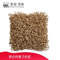 Meikemeijia cushion sofa bedside pillow snow flakes falling background decoration square pillow case beaded cotton pillow