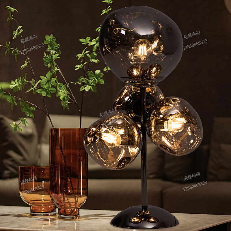Tomdixon Lava Table Lamp Post-Modern High-End Light Luxury Living Room Sofa Bedroom Study Decorative Floor Lamp Tomdixon Lava Table Lamp Post-Modern High-End Light Luxury Living Room Sofa Bedroom Study Decorative Floor Lamp