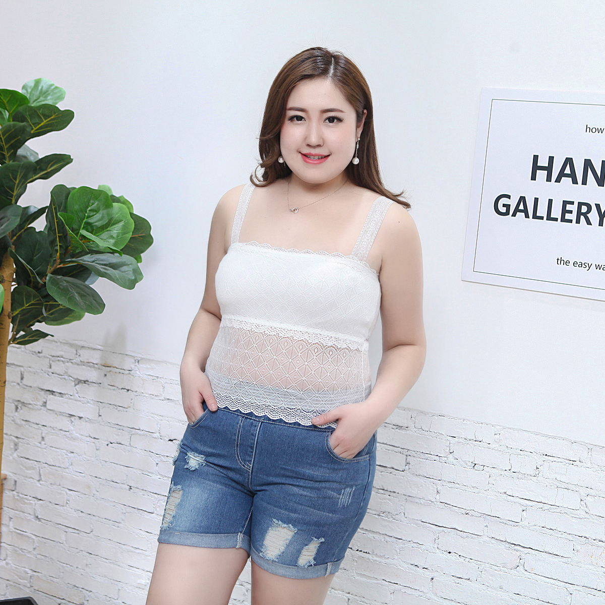 XL ren quấn ngực ống hàng đầu 200 pounds chất béo mm mùa hè áo chống ánh sáng vest đáy ngực mỏng phụ nữ áo ngực