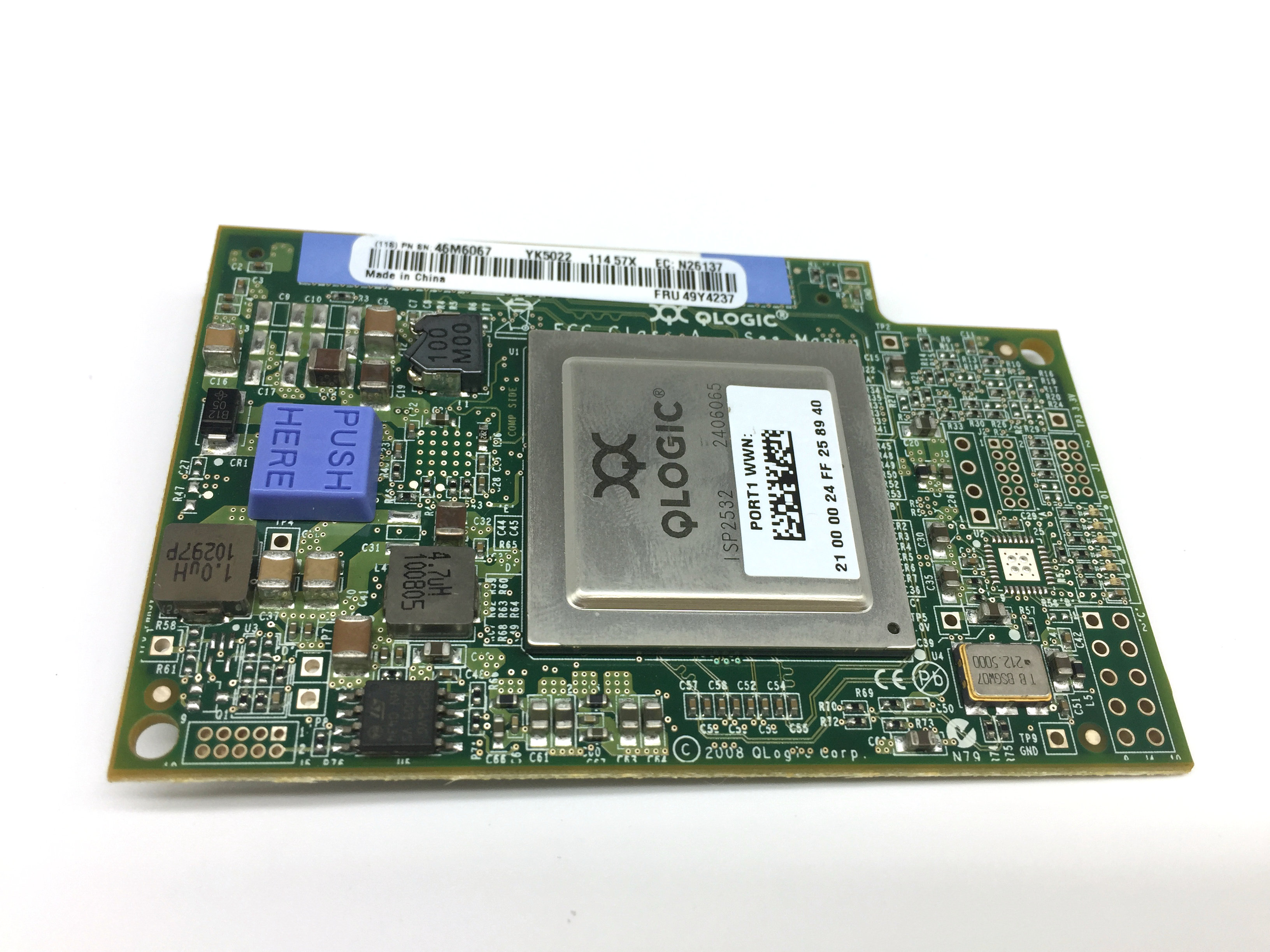 Original dress IBM HS22 HBA QMI2572 QMI2572 49Y4237 46M6067HBA 46M6067HBA Channel card 
