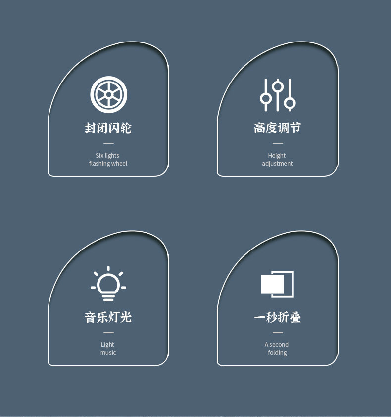 Самокат 外贸出口滑板车儿童三合一滑板车宝宝滑行车可坐可滑一键折叠2-12 OTHER
