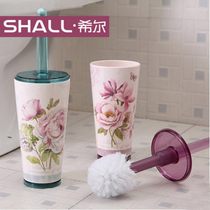 Good-looking Hill European home creative toilet toilet brush set with base toilet wipe toilet brush Hill