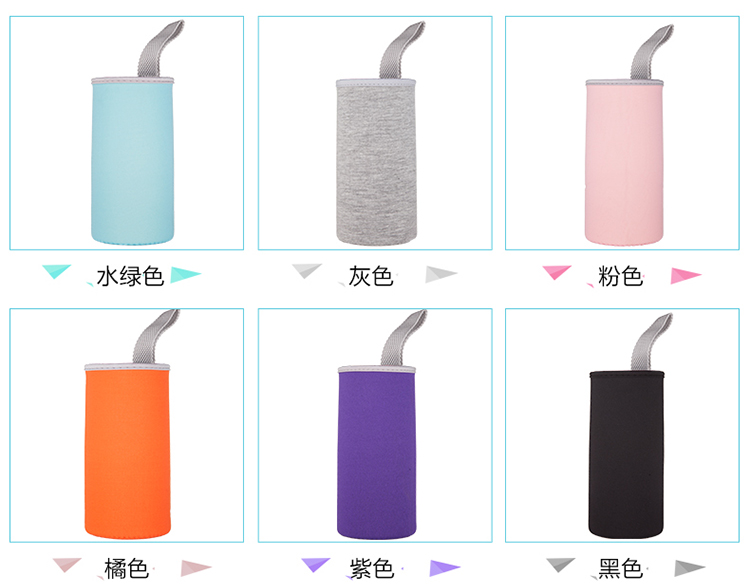 Bộ ly Cốc cách nhiệt cách nhiệt chống vỡ ly cách ly Bộ ly cốc Cốc thủy tinh Nắp cốc Cup 350ml-500ML - Tách ấm giữ nhiệt