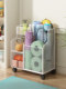 Yoga Mat Storage Basket, Home Sports and Fitness Equipment Storage Rack with Wheels, Gap-Filling Storage Rack for Badminton and Basketball