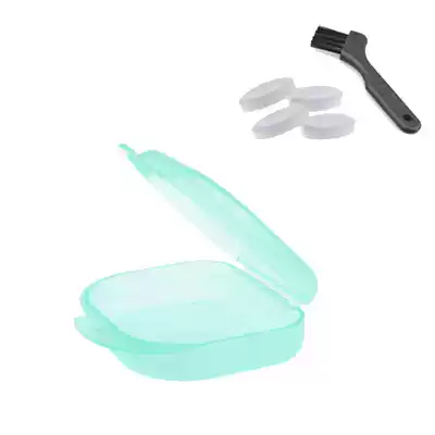 Don't stop the beauty box Orthodontic Retainer Box Portable box transparent braces contact tooth box bite cleaning sheet