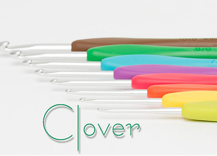 43.321 chiếc khăn dòng nhập khẩu từ Nhật Bản Clover cola mơ hồ móc crochet dòng dày công cụ giao ngay - Công cụ & vật liệu may DIY kéo bấm chỉ nhật