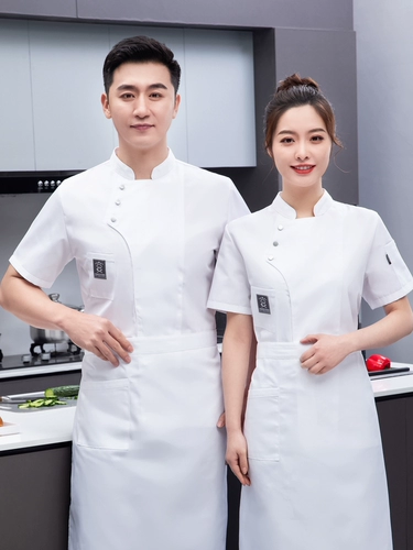 Шеф-поварная одежда мужская одежда лето с короткими рукавами