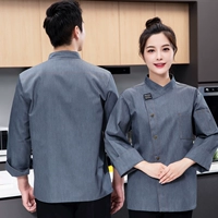 Длинная серая одиночная рубашка