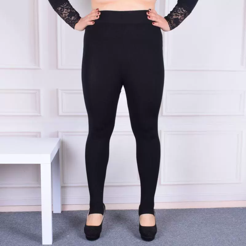 Mùa xuân mới 2018 cộng với phân bón Quần legging XL cho phụ nữ mặc quần lửng mỏng 200 kg eo cao béo mm bước chân quần quần váy ngắn