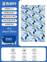 Синие листья 150_200см [может сидеть около 4-6 человек]