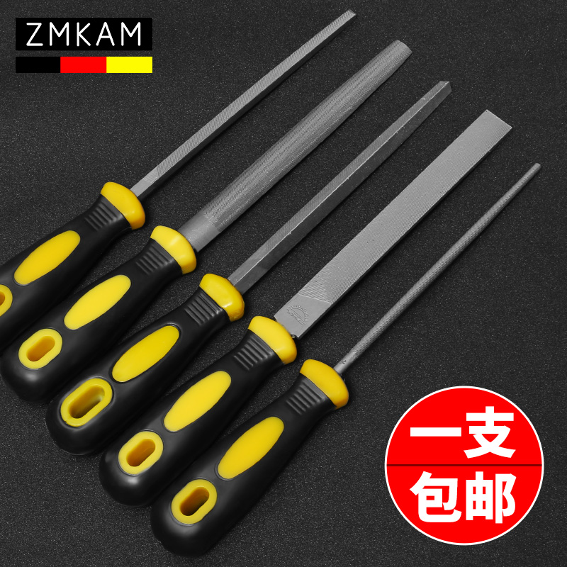 File Steel File Woodworking Triangle File Set Polished Stick Round Round Rat Semi-circular Plate Square Flat File Tool Small File
