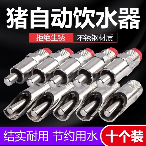 Водооборонитель свиньи из нержавеющей стали выпивает вода рта рот свиньи пить вода укусить свинью рот.