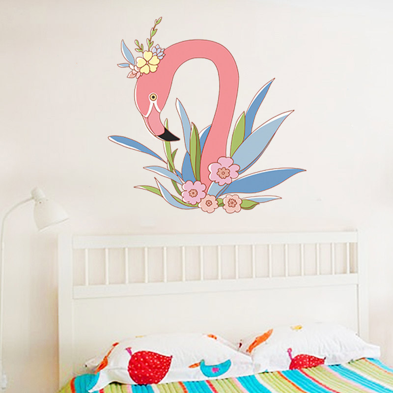 Romantic Minima Fire Birds Living Room Sofa TV Wall Sticter Bedroom Abstract Personality Wall Deco Applid