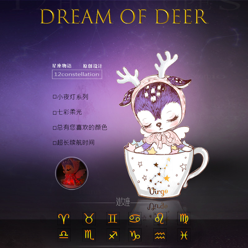 Creative couple doll living room night light desktop decoration Girl best friend personality small gift Practical birthday gift