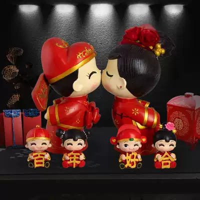 Best friend wedding gift wedding gift to sister bride craft gift decoration practical high-end couple wedding room decoration