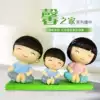 DAYU creative car ornaments Contented couple doll Cartoon cute doll Car car interior products Car supplies