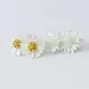Love Rocky s925 silver small daisy ear needle Korean version of student fashion cute fresh flower vegetarian silver chrysanthemum ear jewelry