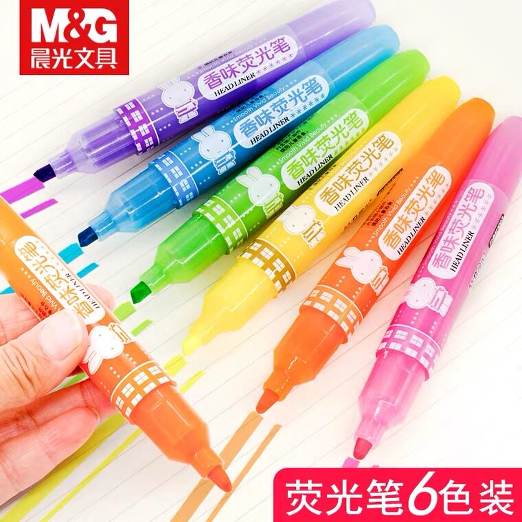 Chenguang Miffy color highlighter 21003 students use a large-capacity marker with a heavy head marker