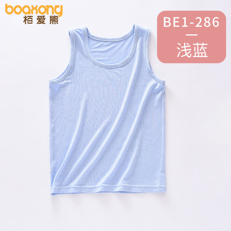 sling nhỏ Girls vest áo strappy Smodale bên ngoài mặc loose mùa hè không tay mỏng bé top quần áo trẻ em vòng cổ của.