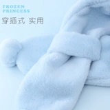 Дисней, детский зимний удерживающий тепло ветрозащитный шарф для принцессы