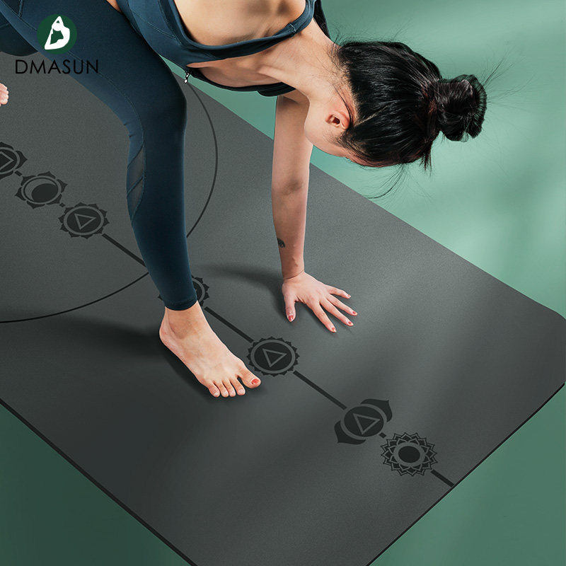 Natural rubber yoga mat thickened widened and lengthened beginner non-slip floor mat home male and female professional fitness mat