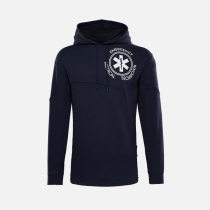 D1 Blue Star of Life Hooded Sweatshirt for Men and Women Emergency Rescue Printed Fashion Sports and Leisure Personalized Pullover