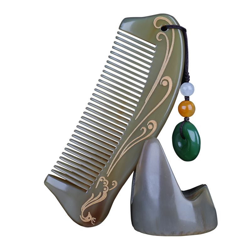 Phoenix Horn Comb Horn Comb Small Comb Natural Trumpet Static portable Portable Valentine's Day Gift prevention