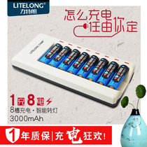 Litron rechargeable battery No 5 set No 7 battery charger Rechargeable battery No 5 ktv microphone